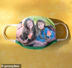 Prezzybox offer photo-printing onto masks form £9.99