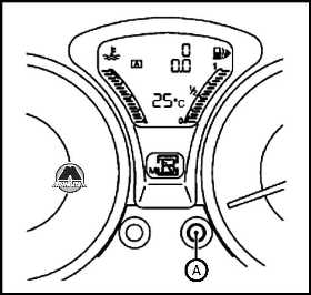 Индикатор положения селектора бесступенчато регулируемой трансмиссии Nissan Juke